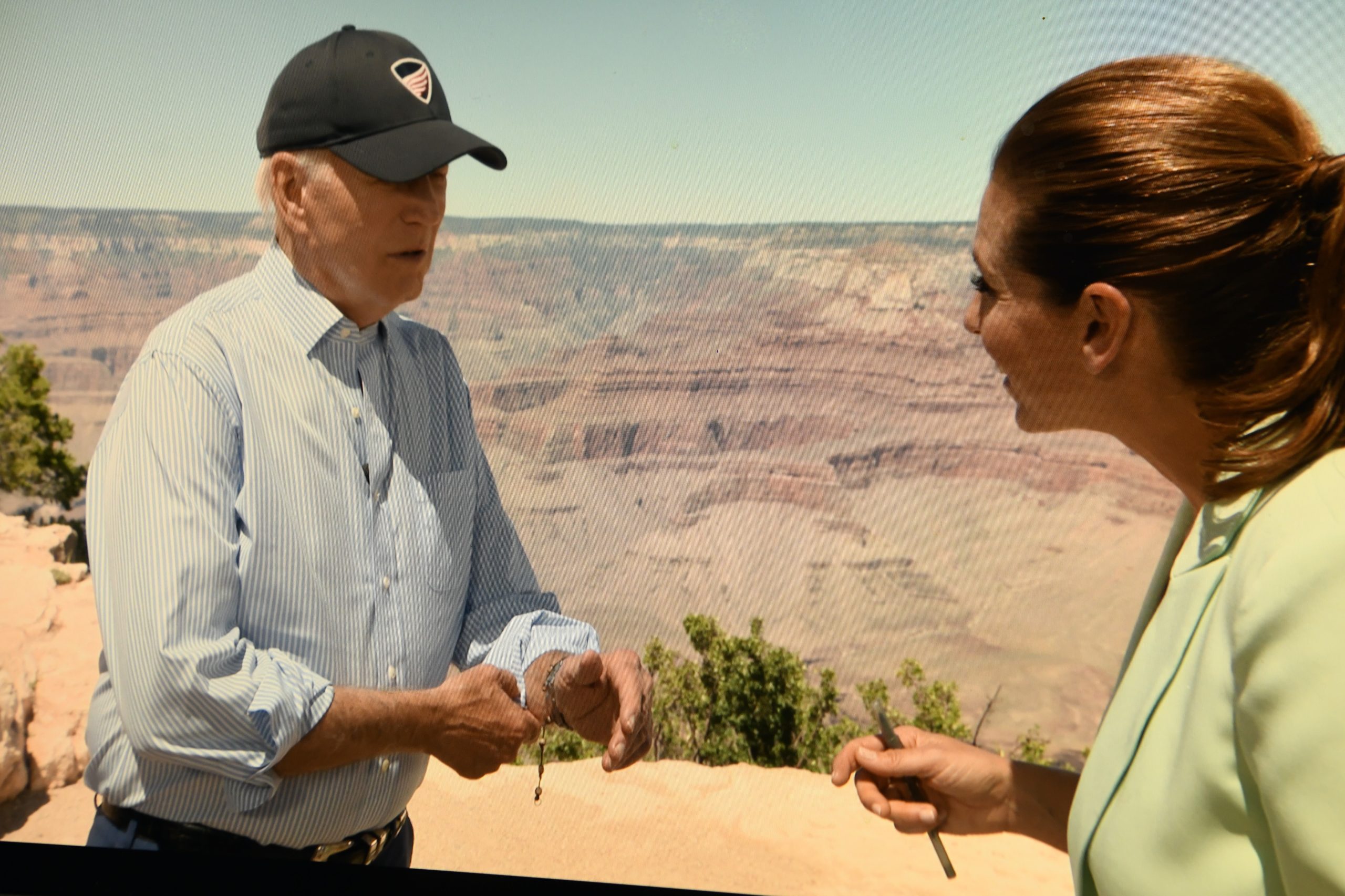 biden's interview at grand canyon